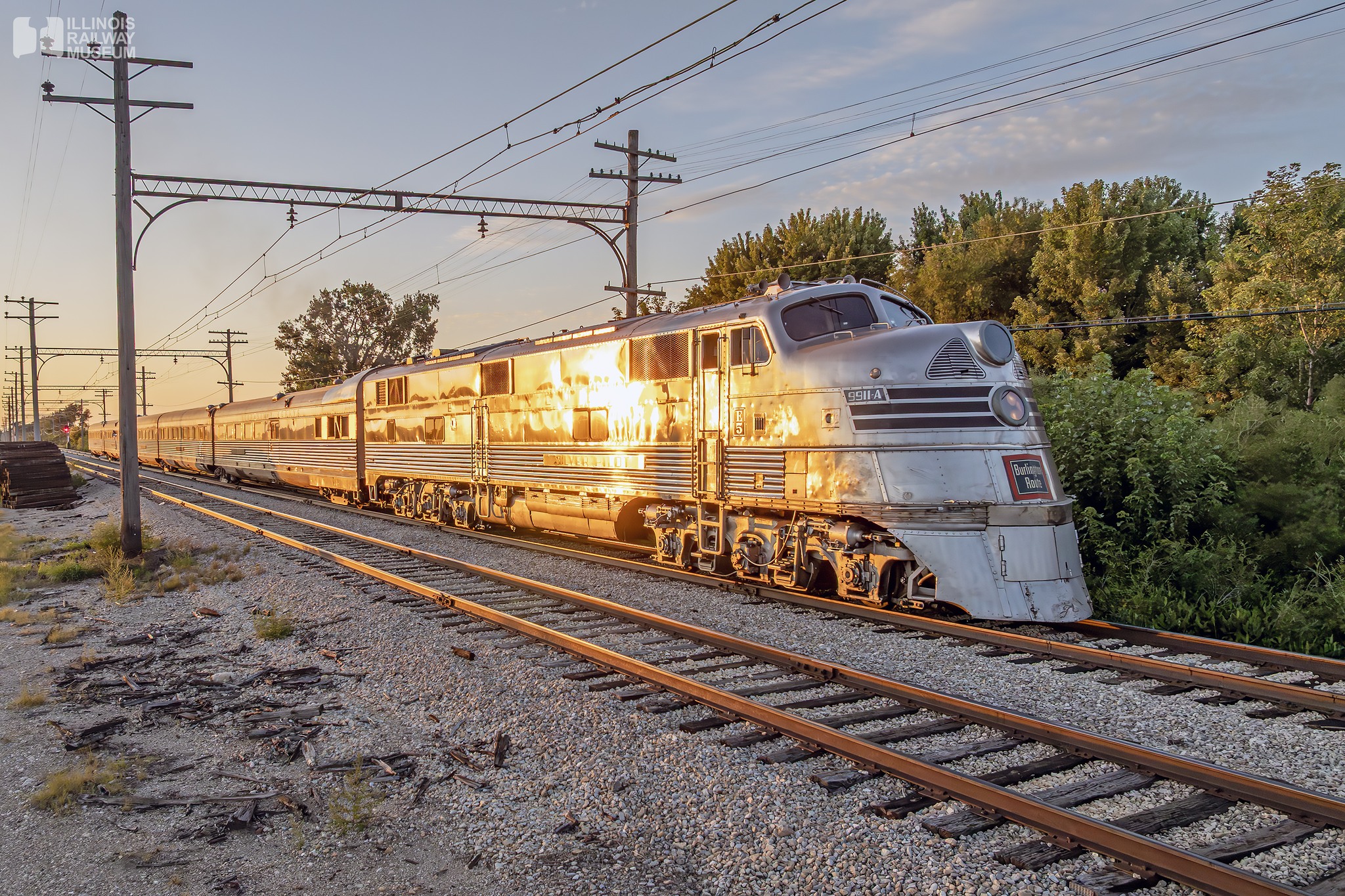 IRM - #stainlessSunday Chicago Burlington and Quincy 9911-A and
