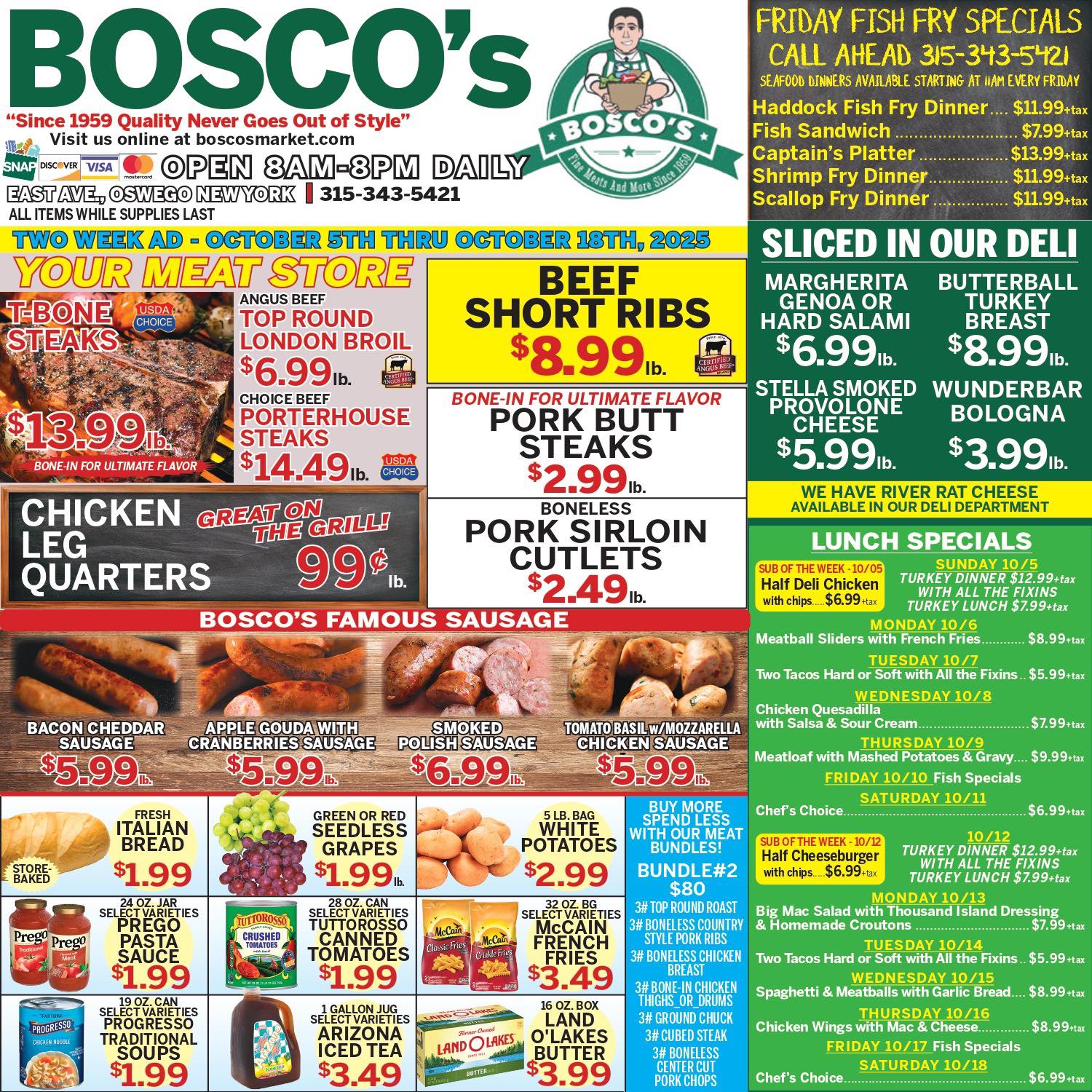 Bosco's - Fall Into Savings! | Facebook