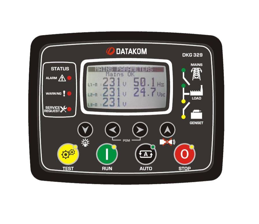 Datakom Controllers for Generators, ATS, Electric Power Monitoring, etc