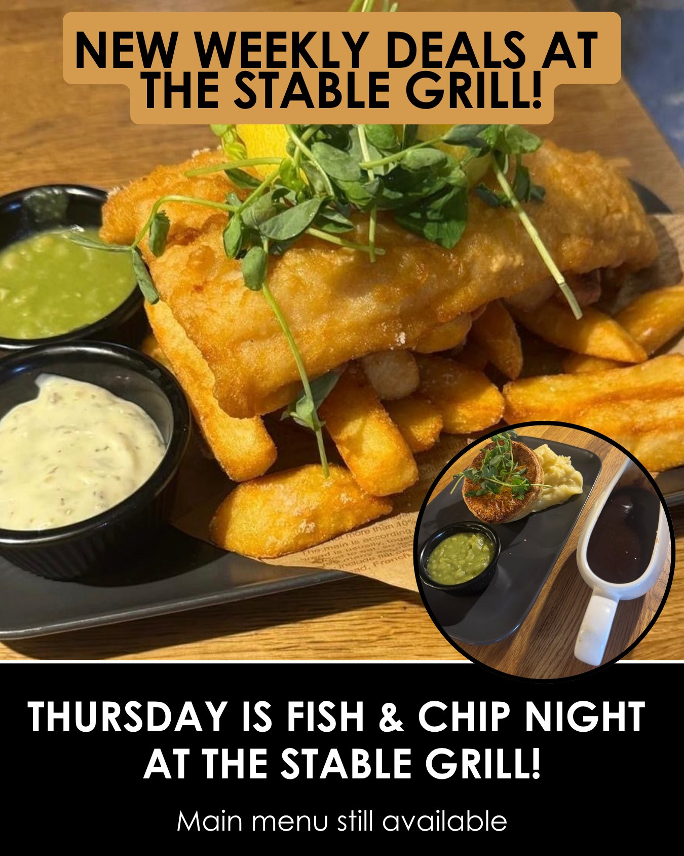 The Stable - THURSDAY IS FOR PROPER FISH & CHIP NIGHT AT THE STABLE ...