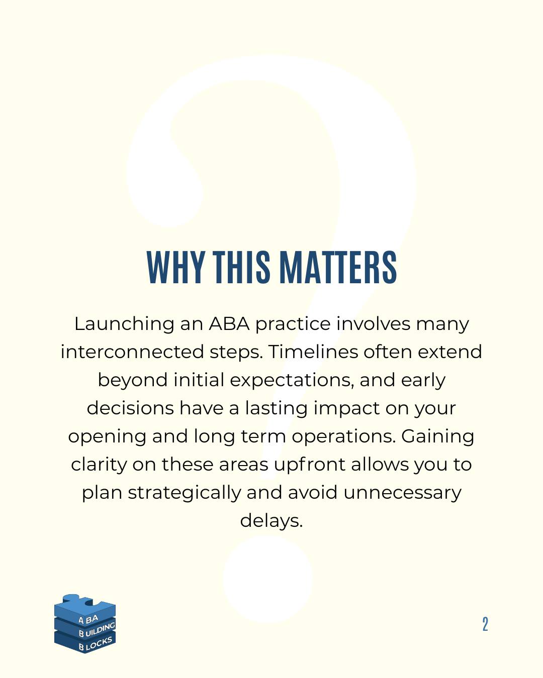 ABA Building Blocks - Business Services for ABA Practices