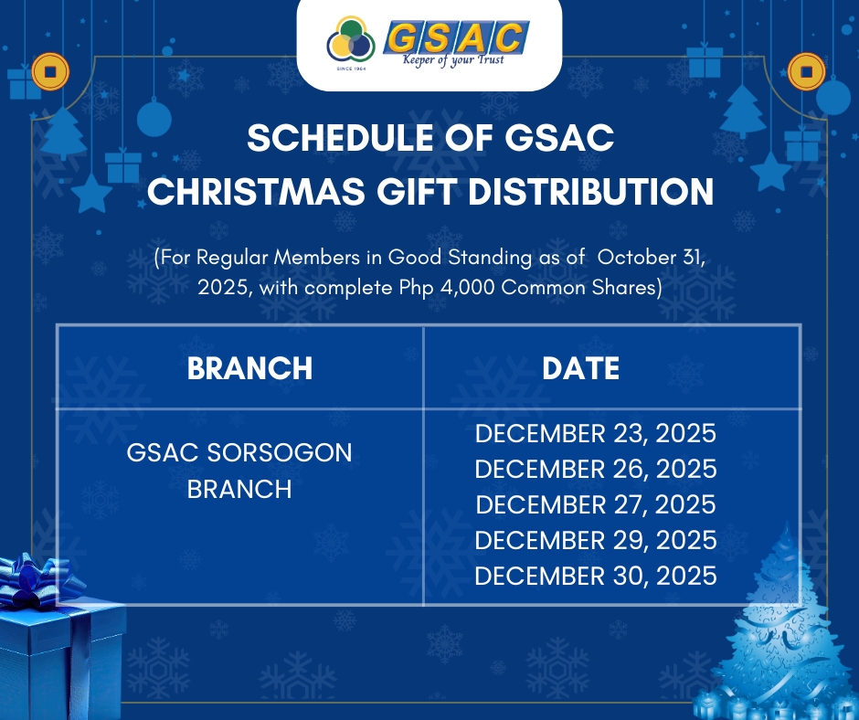 Please be informed... - Gubat St Anthony Cooperative - GSAC | Facebook