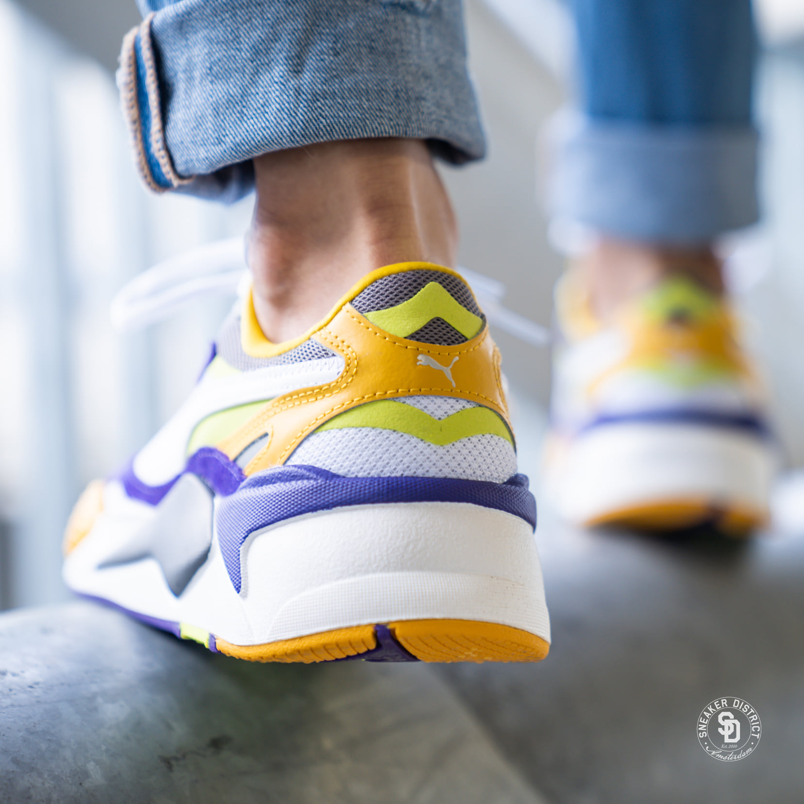 Puma RS-X3 Level Up Puma White/Limepunch. Shop now online at 