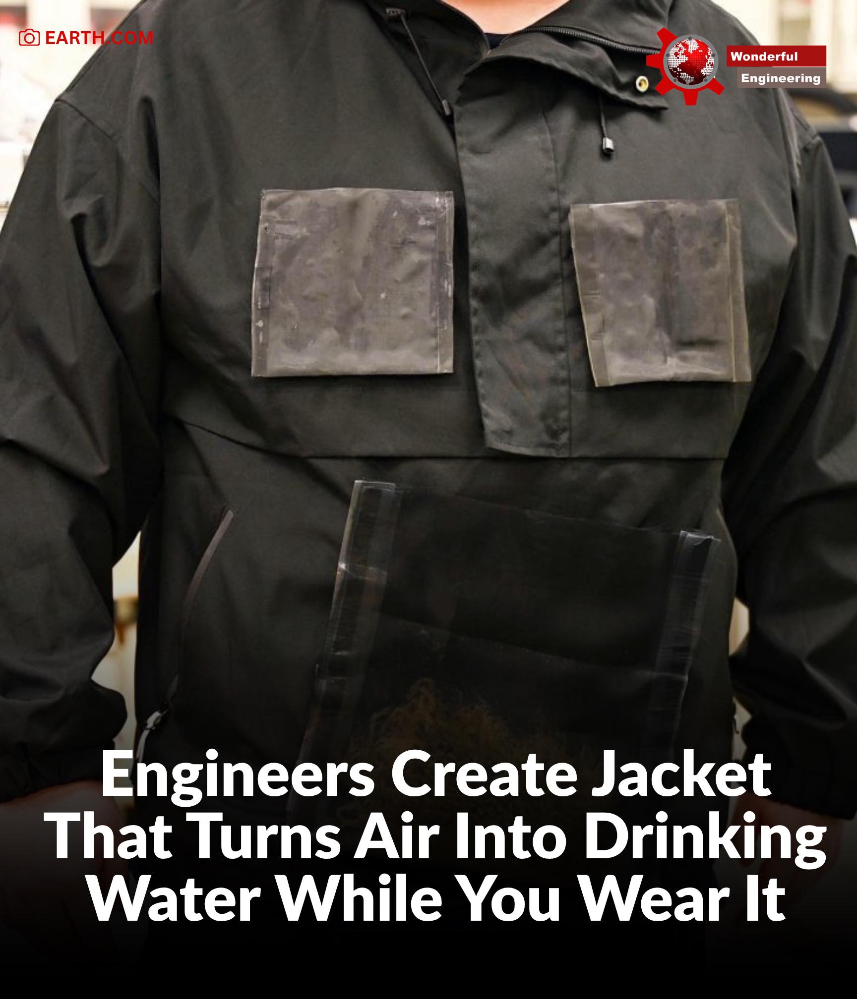 リー Researchers have developed a wearable jacket capable of harvesting