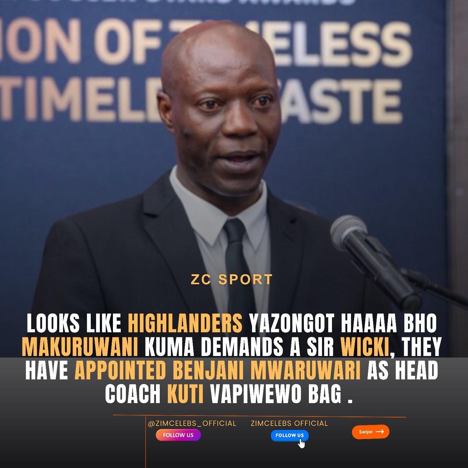 ZimCelebs - Highlanders have reportedly appointed former Warriors ...