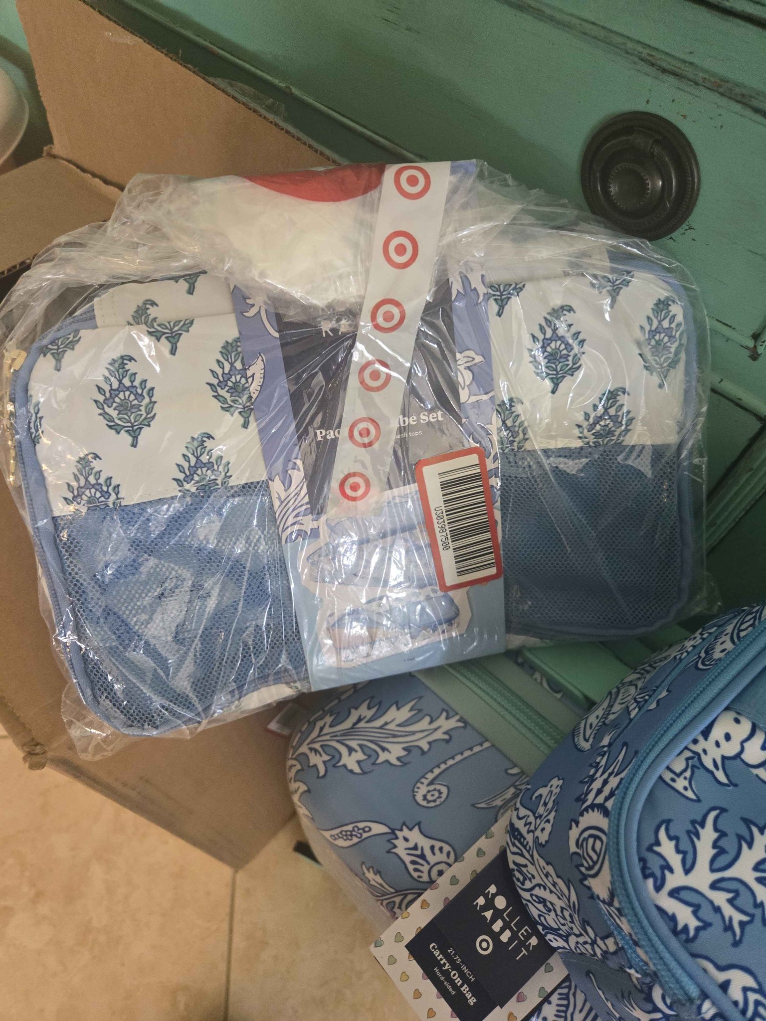 Roller Rabbit Target Collab Luggage and packing cubes. - Toiletry Kits ...