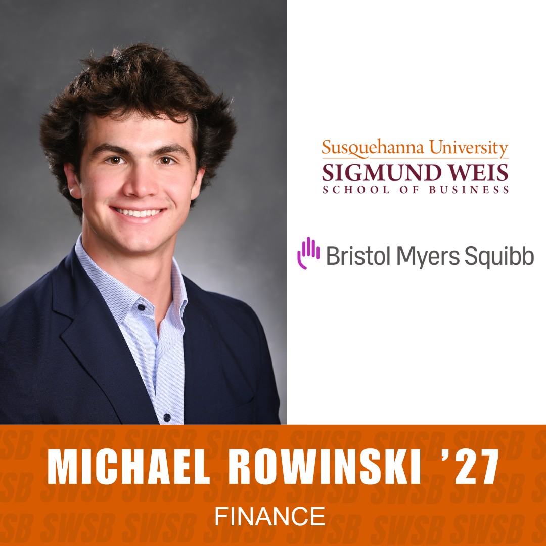 Congratulations to Finance major & Economics minor, Michael Rowinski ...
