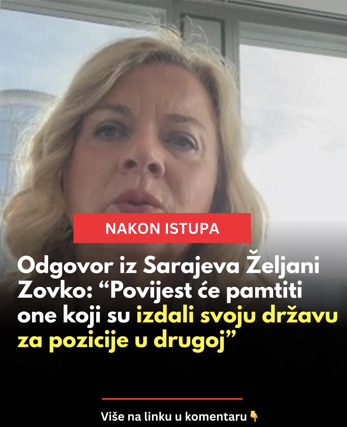Bolja Bosna - Odgovor iz Sarajeva Željani Zovko: “Povijest... | Facebook