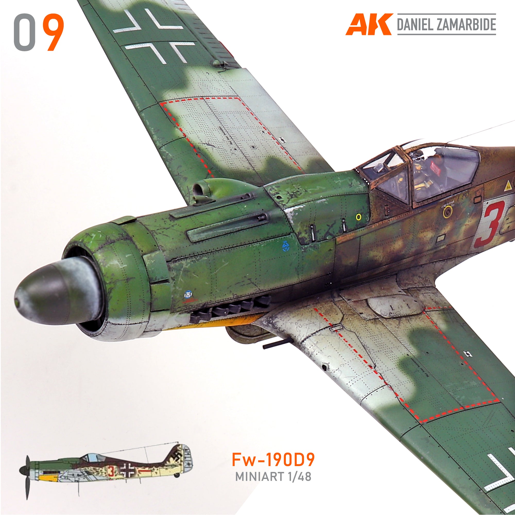 Used #MiniArt Kit: 48040 FOCKE-WULF FW 190D-9. MIMETALL PROD