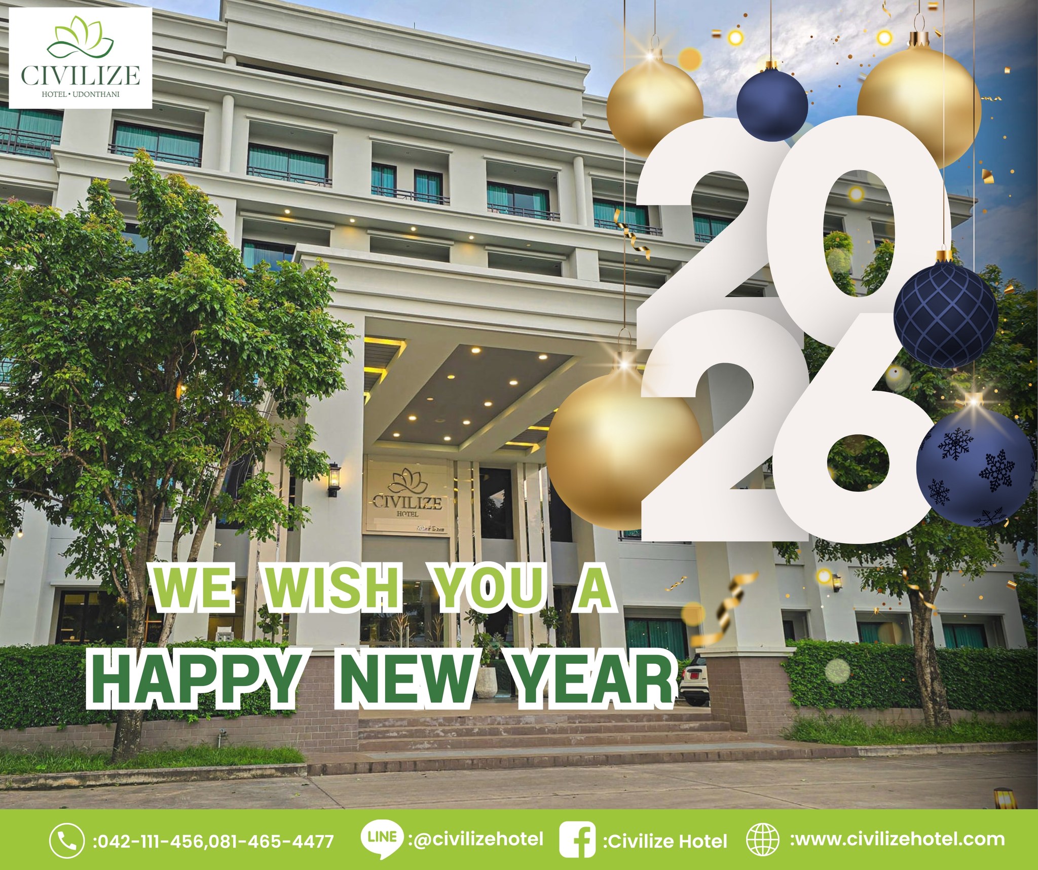 Civilize Hotel - 🥳Happy New Year 2026 Live Civilize Life... | Facebook