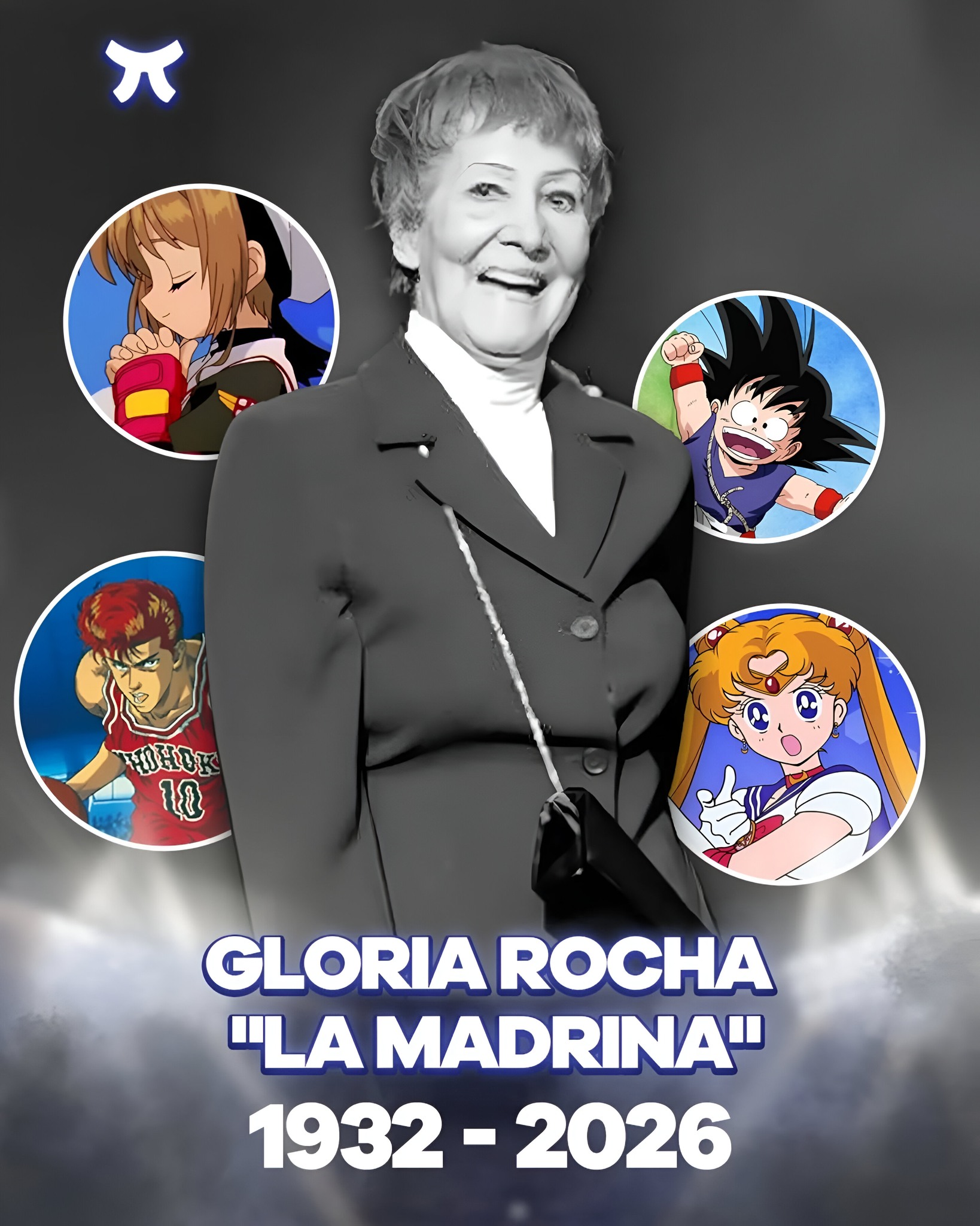 Goku - Triste noticia fallece La Madrina Gloria Rocha.. Ella fue la ...