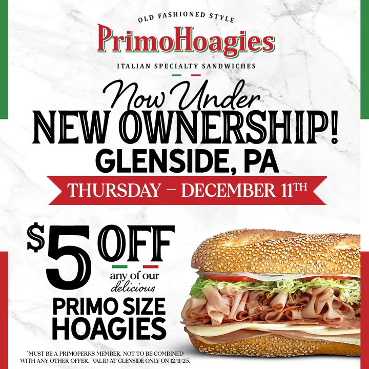 PrimoHoagies Glenside (Glenside)... - PrimoHoagies Glenside