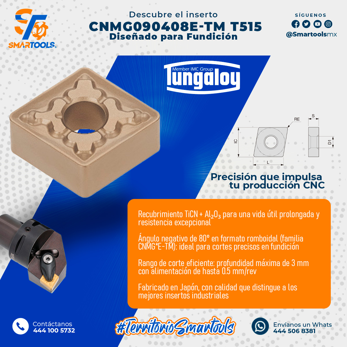 SMART TOOLS - 🎯 Precisión que impulsa tu torneado... | Facebook