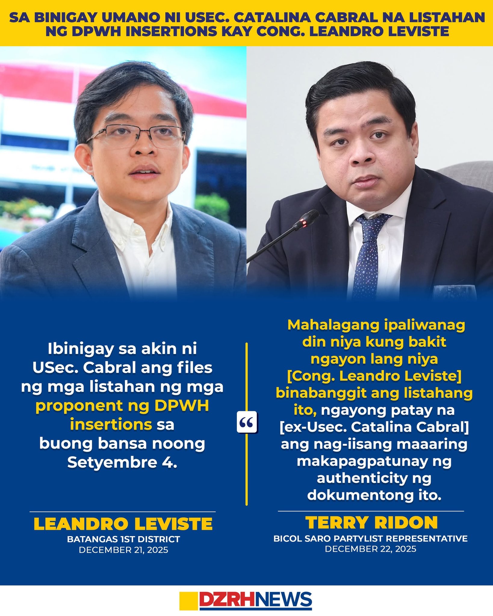 DZRH - Kinwestiyon ni Bicol Saro Partylist Rep. Terry Ridon kung bakit ...