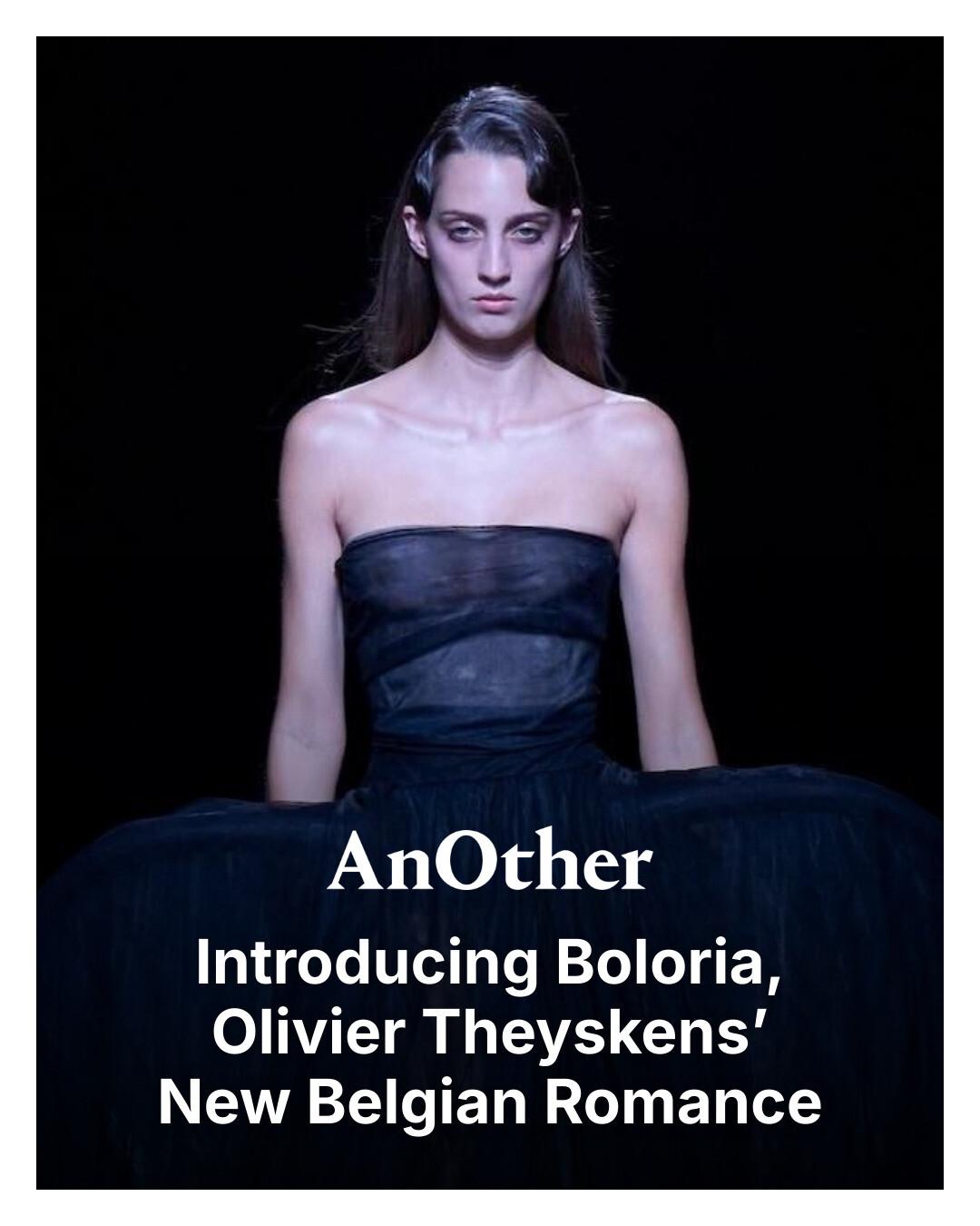 For his debut show, the materials were fine, and the silhouettes