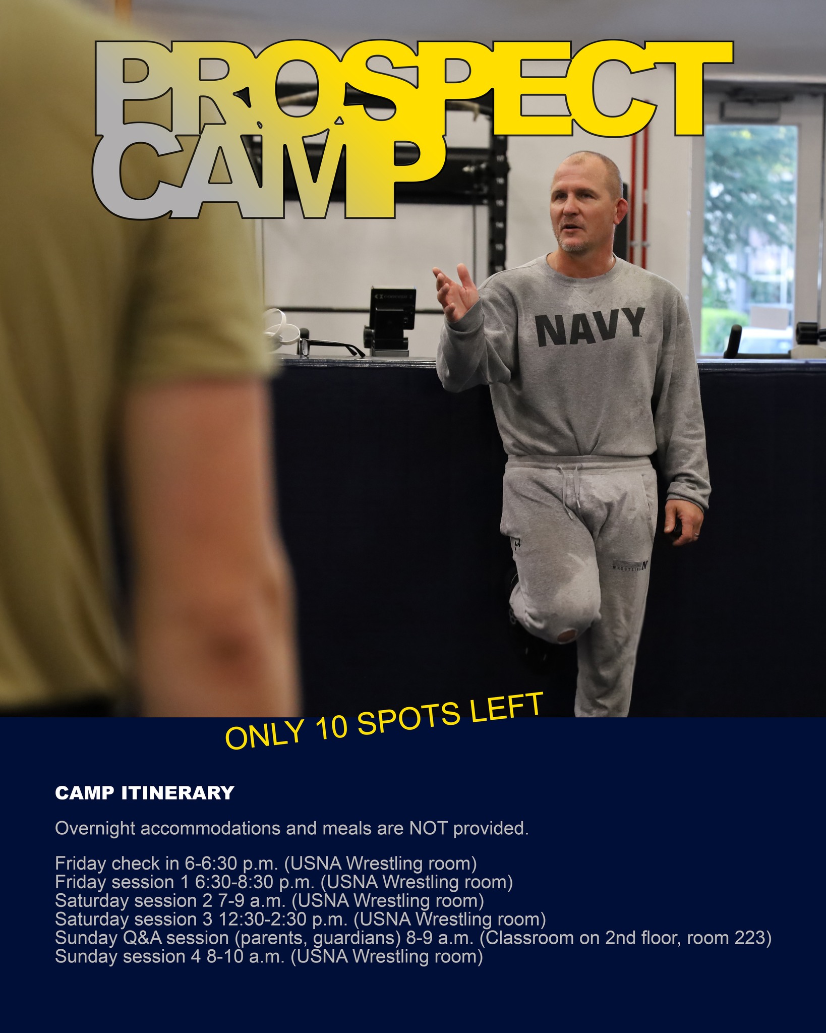 Navy - 2025 Prospect Camp registration is open! Sign up using the link ...