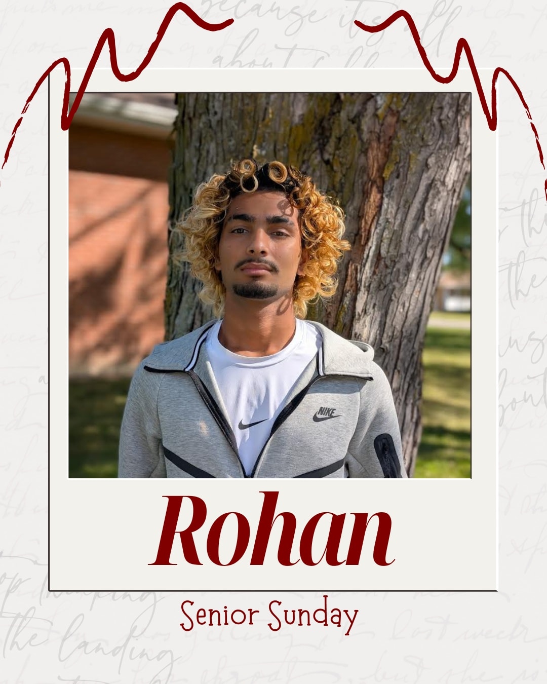 Sunnydale - Our first Senior Sunday Spotlight is on Rohan! Rohan is a ...