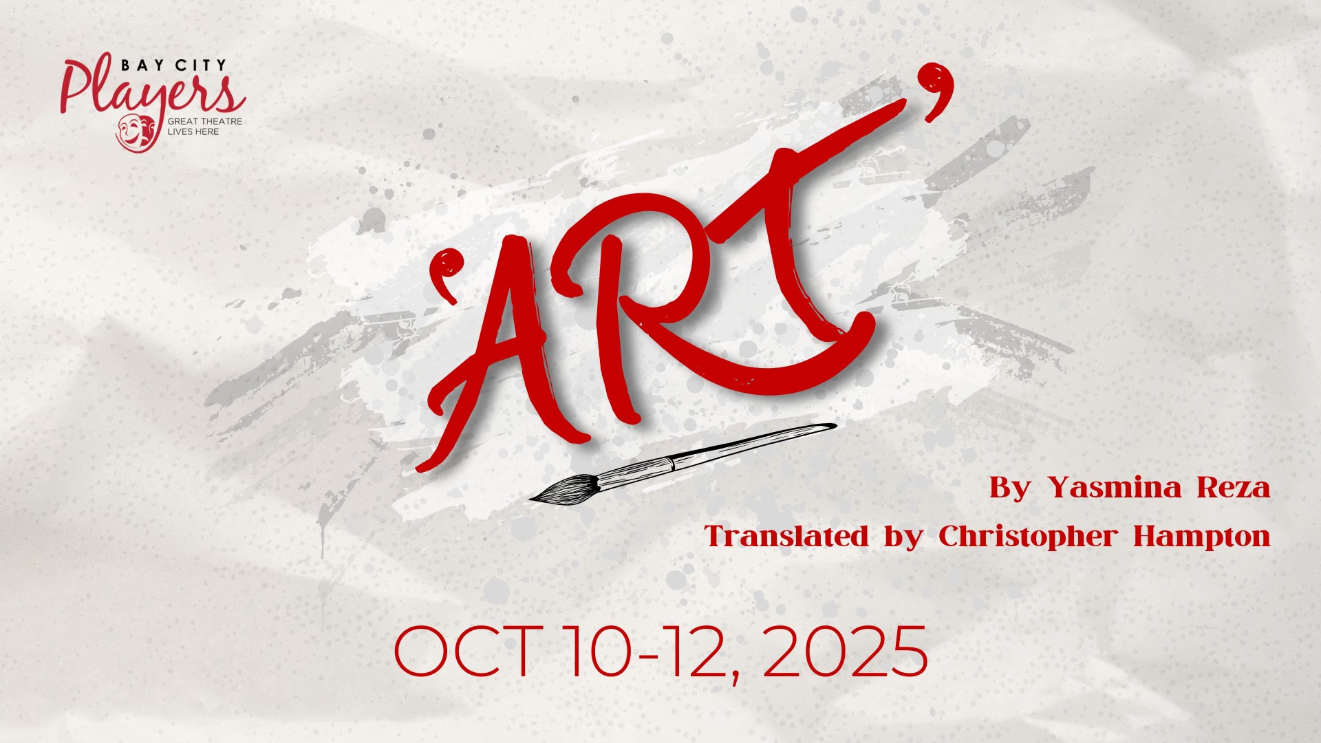 Meet the cast of 'ART' -- KEVIN DEER... - Bay City Players | Facebook