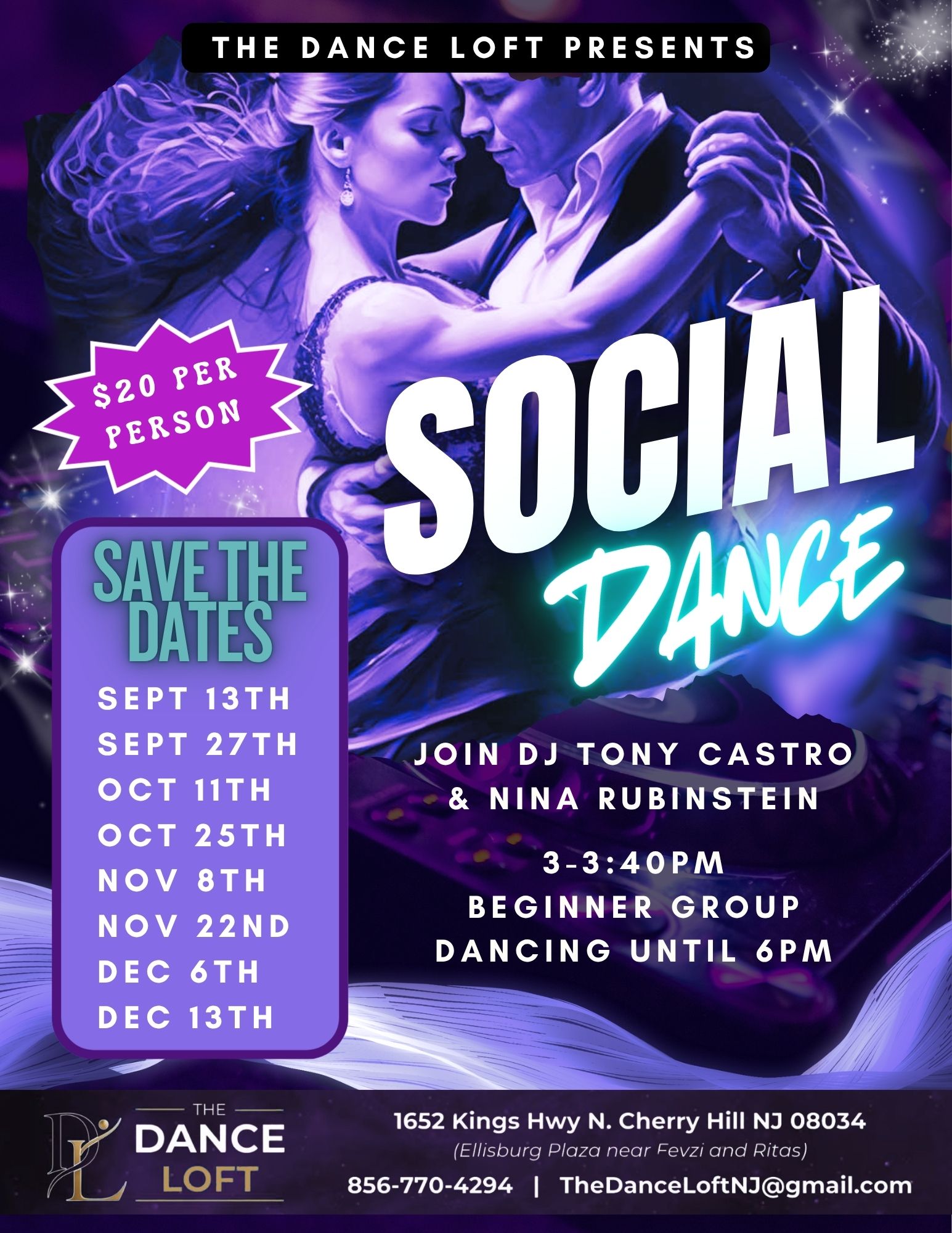 Social Dance with Tony & Nina