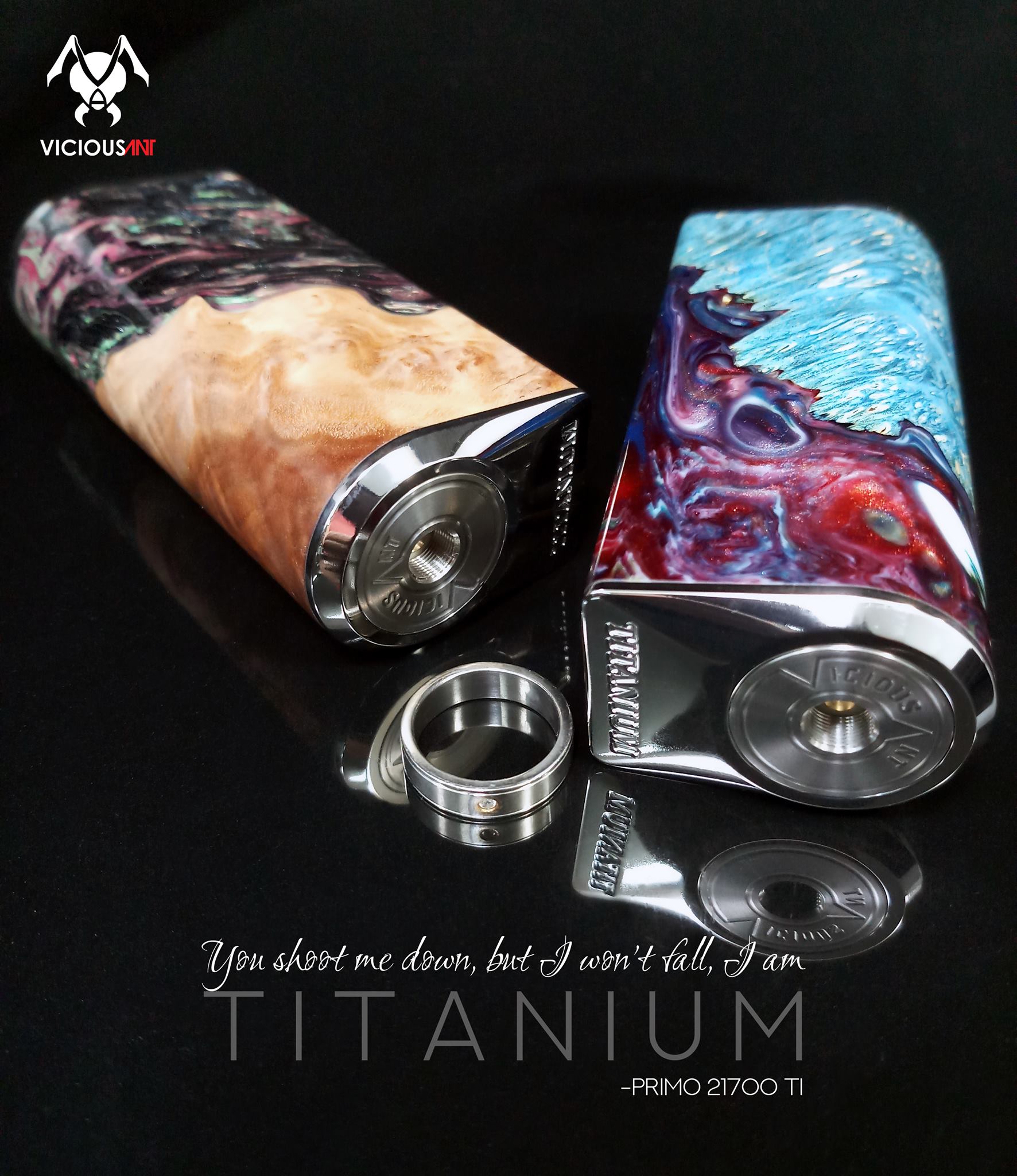 Vicious Ant Primo 21700 Ti DNA75c Mods just in ? - Self adjusting 
