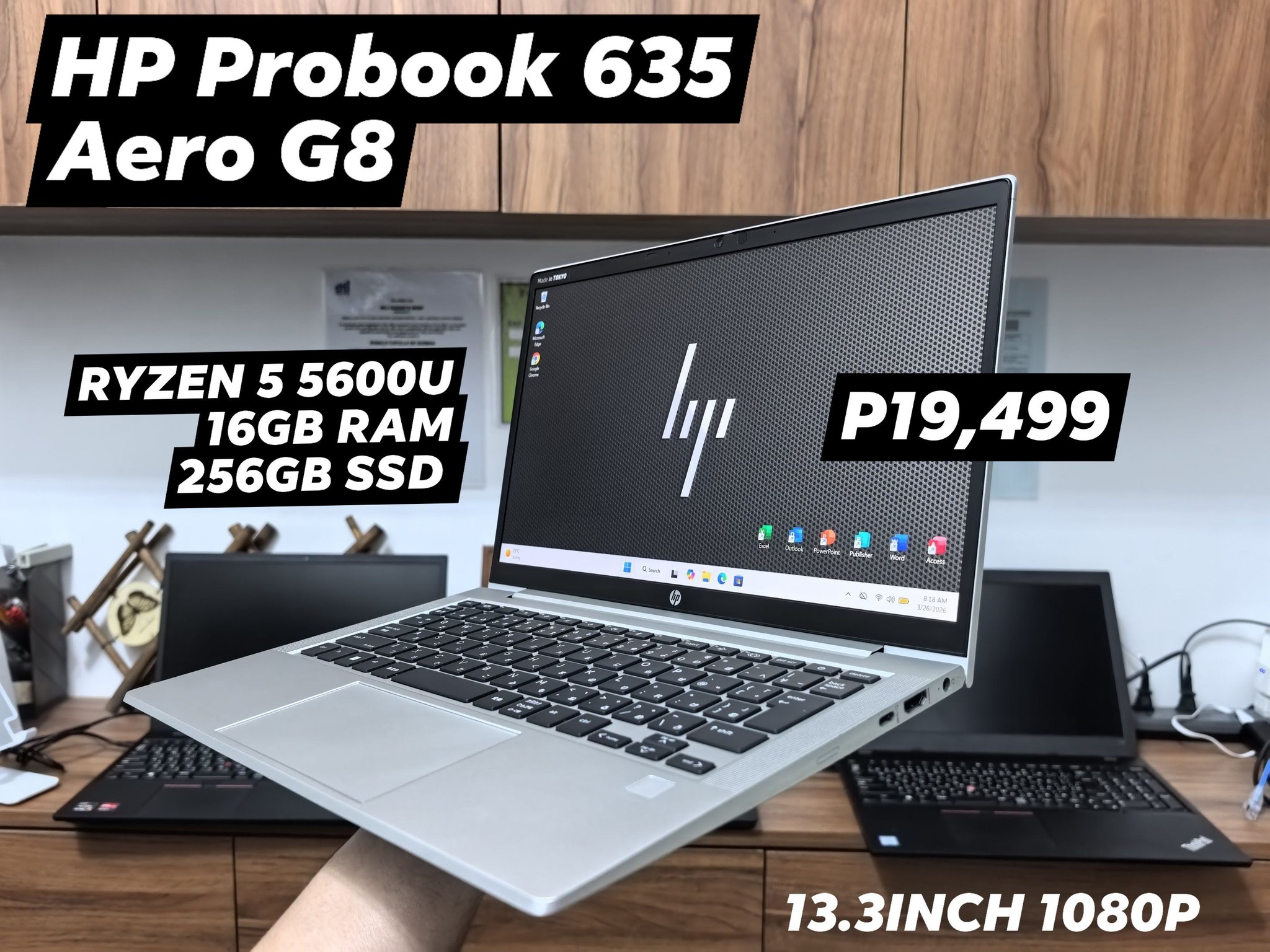 Please tell the laptop specifications for computing field