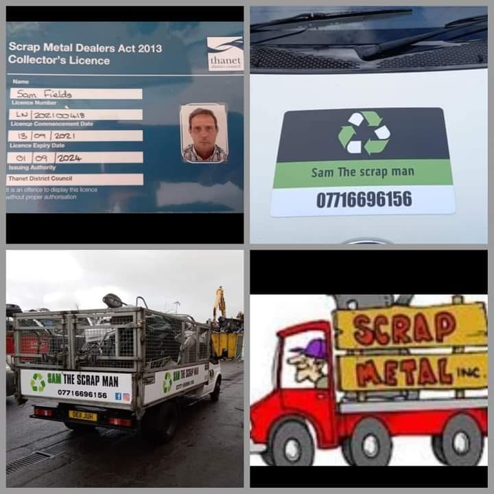 Free scrap metal collection. We take... - Sam the scrap man | Facebook