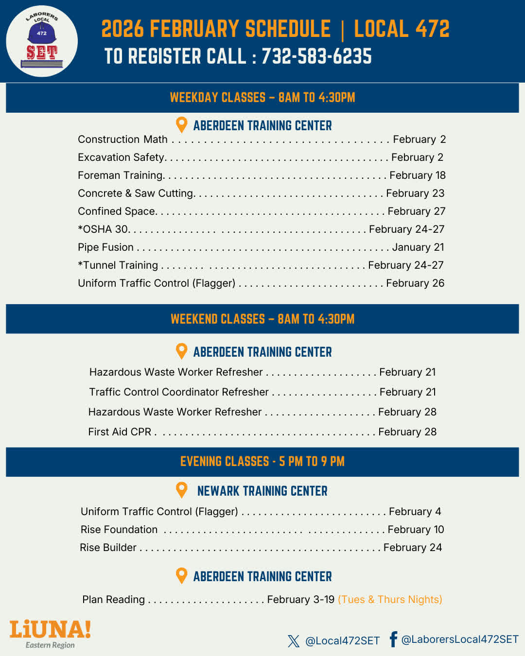 LiUNA - In case you missed it, LIUNA Laborers Local 472 SET published ...