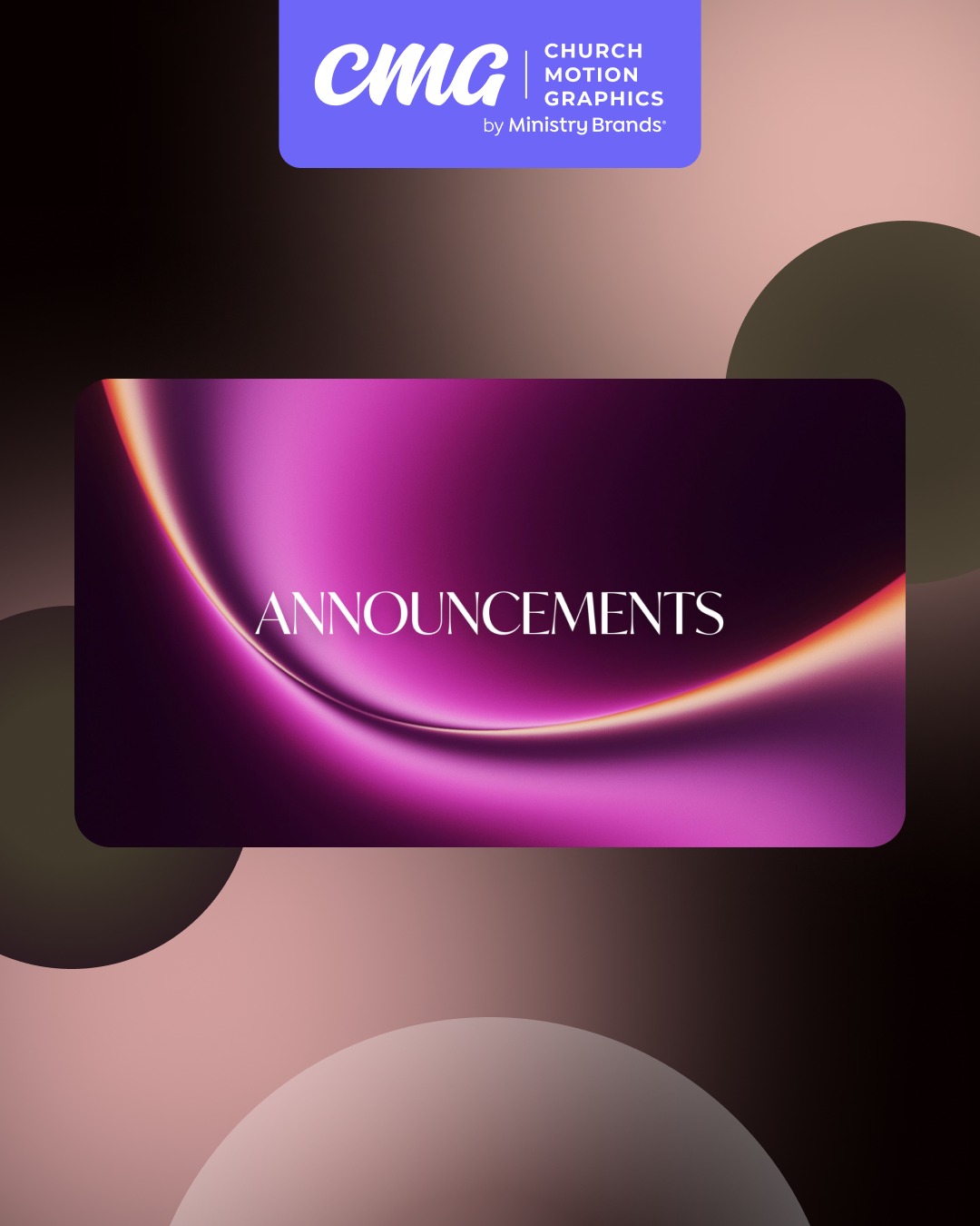 CMG - Church Motion Graphics
