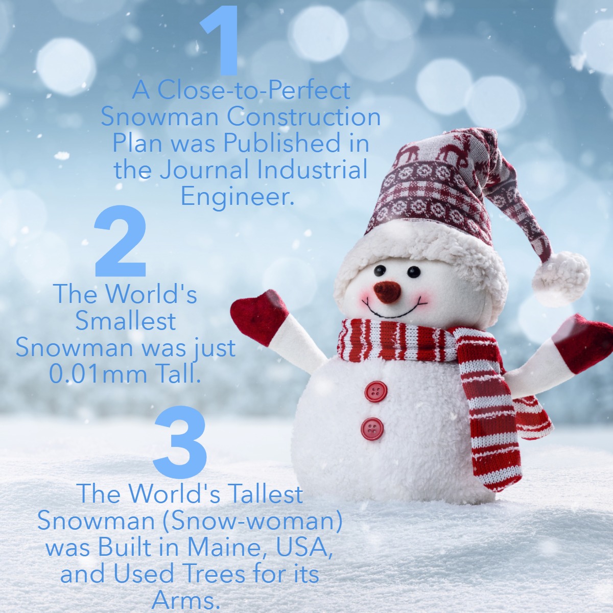 Tye - Do you know any snowmen facts? ☃️ #snowman #holidays #snowmen # ...