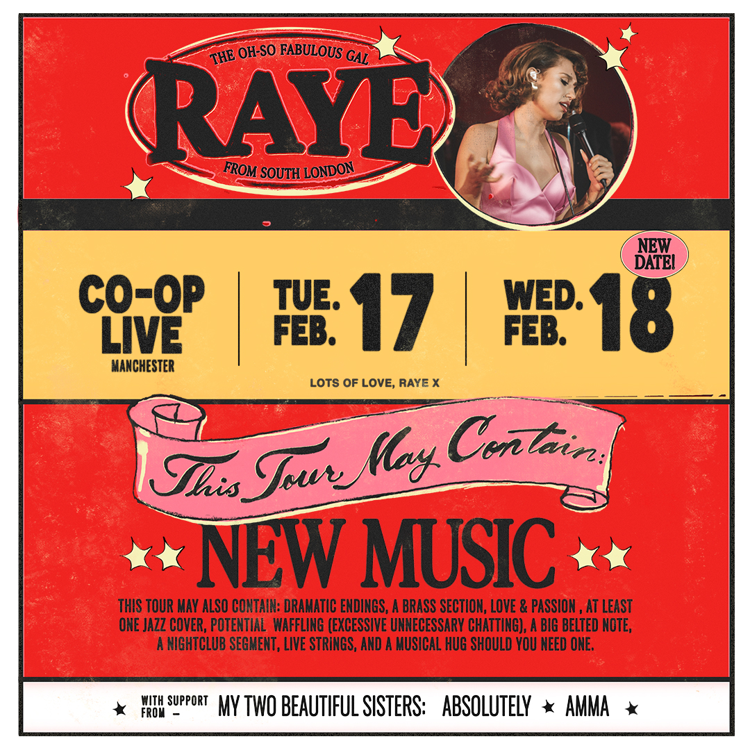 Co-op Live - MORE TICKETS RELEASED: RAYE brings THIS TOUR... | Facebook