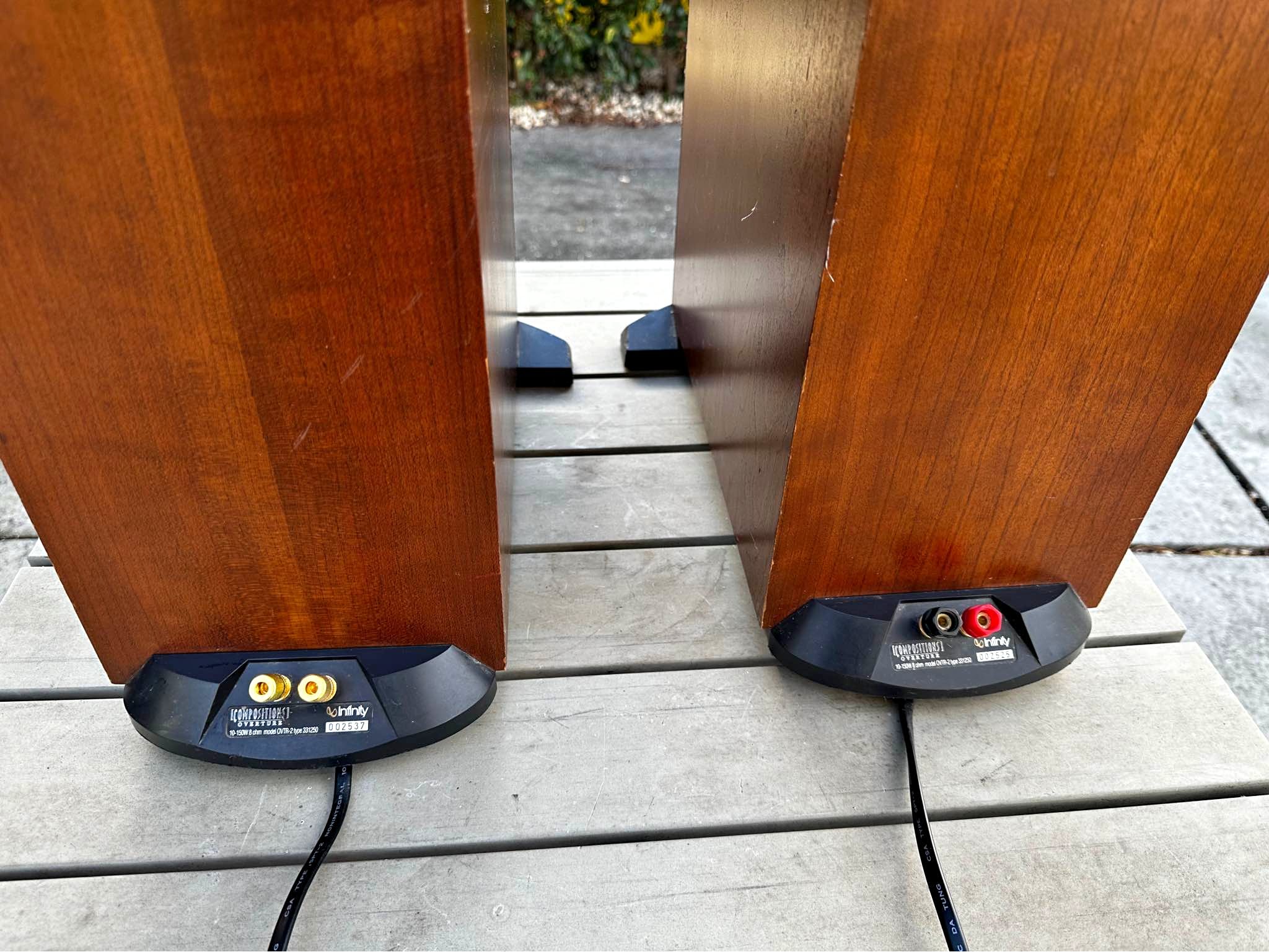 Powered Infinity Speakers (Pair) with rear speakers. - Speakers ...