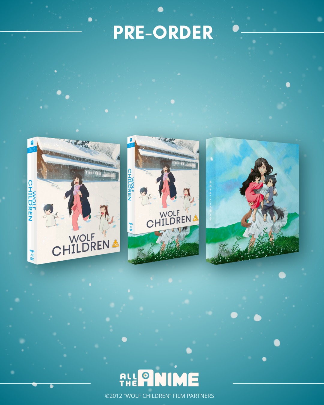 The Vinyl LP soundtrack for Wolf Children, the celebrated film