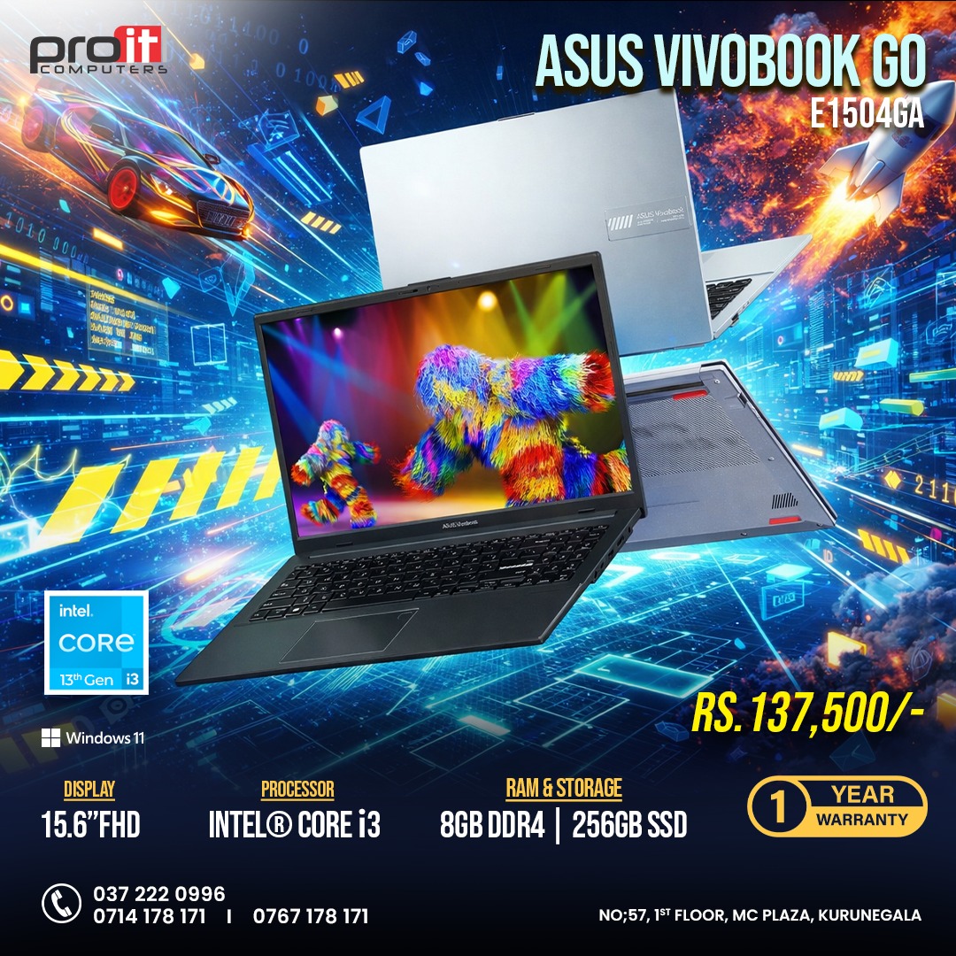 Power meets style 💻 Asus Vivobook GO... - Pro It Computers | Facebook