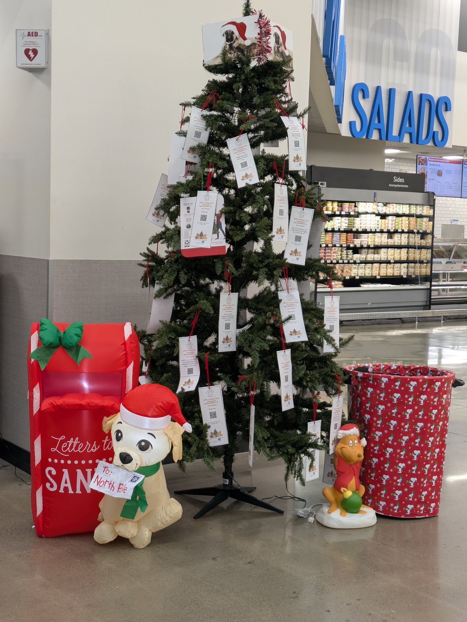 Walmart - Donate toys and food to the SPCA 🐾 How to help Scan the QR ...