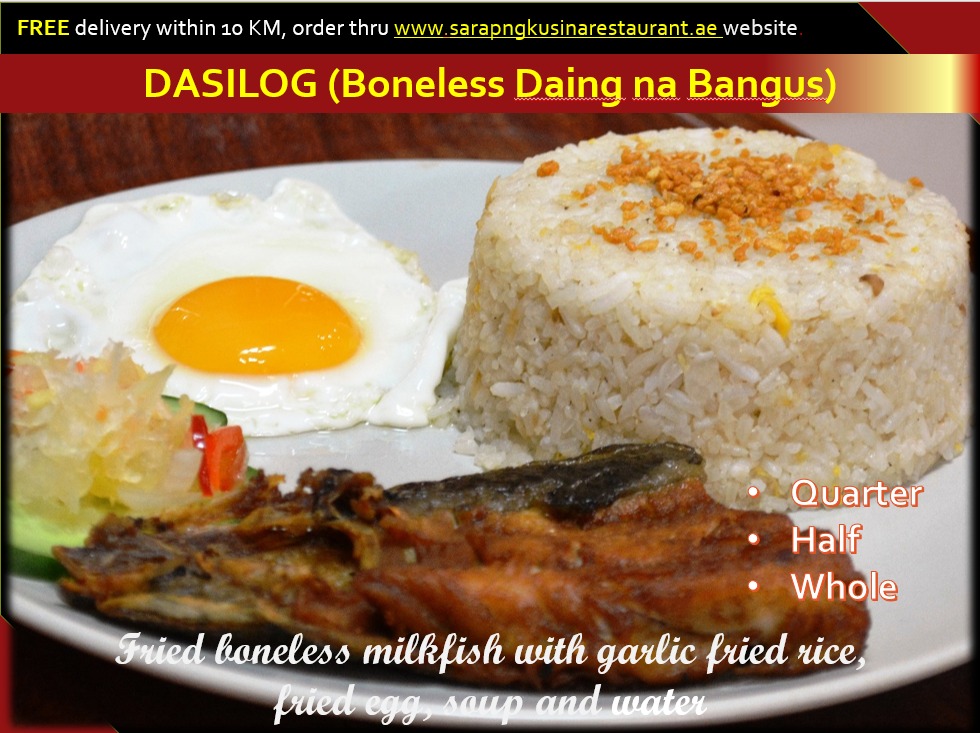 Sarap - The Dasilog features fried boneless milkfish (known as daing na ...