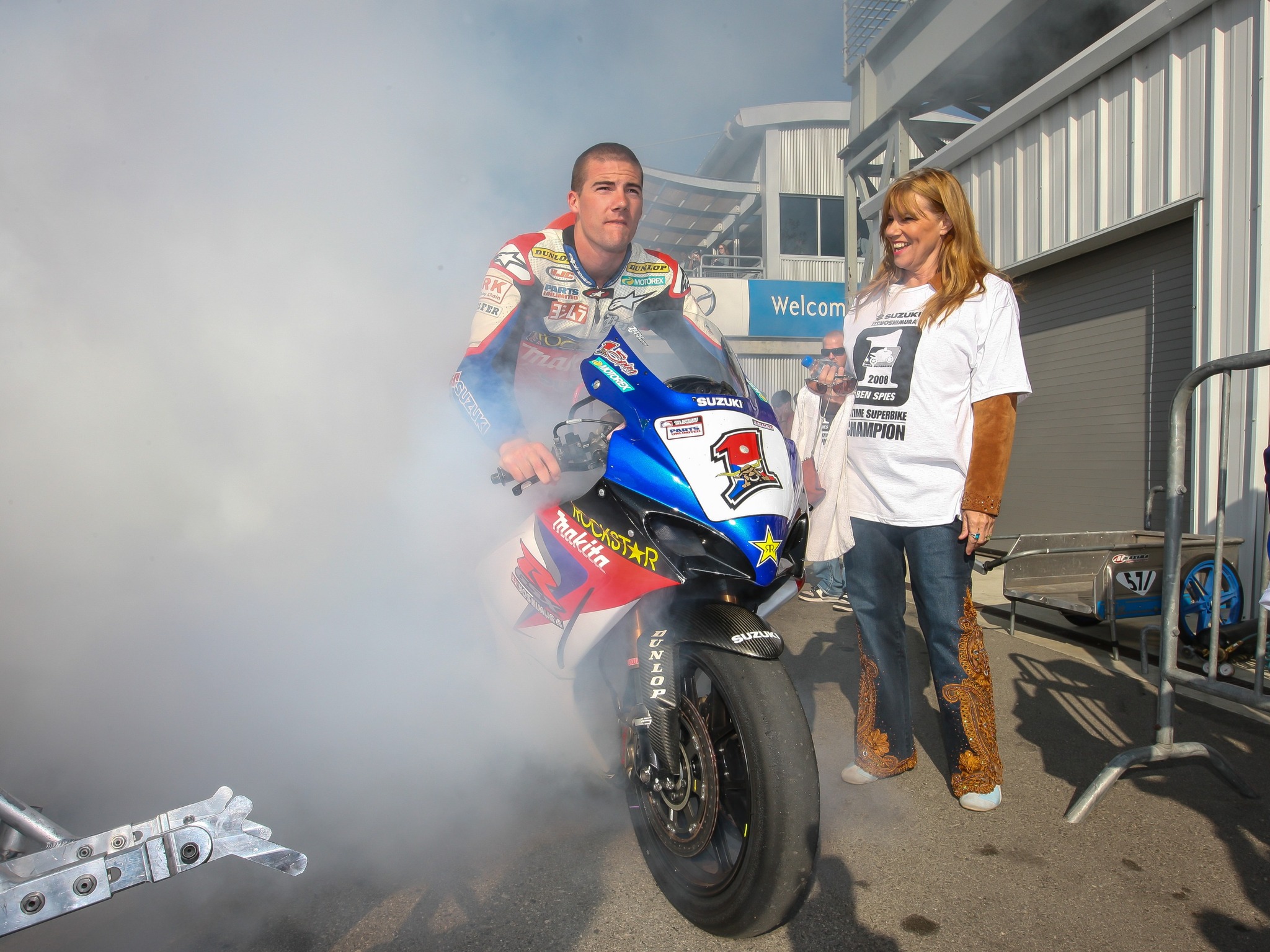 Throwing it back to 2008, when Ben Spies clinched his third AMA