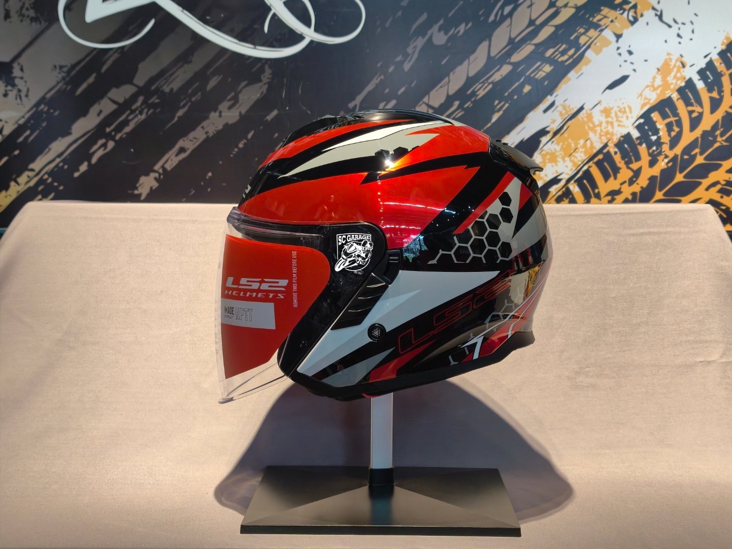 ls2 garage racer helmet orange FF811 Vector II Stylus Gloss Fluo Black protected polycarbonate LS2 FF352 Full Face Motorcycle