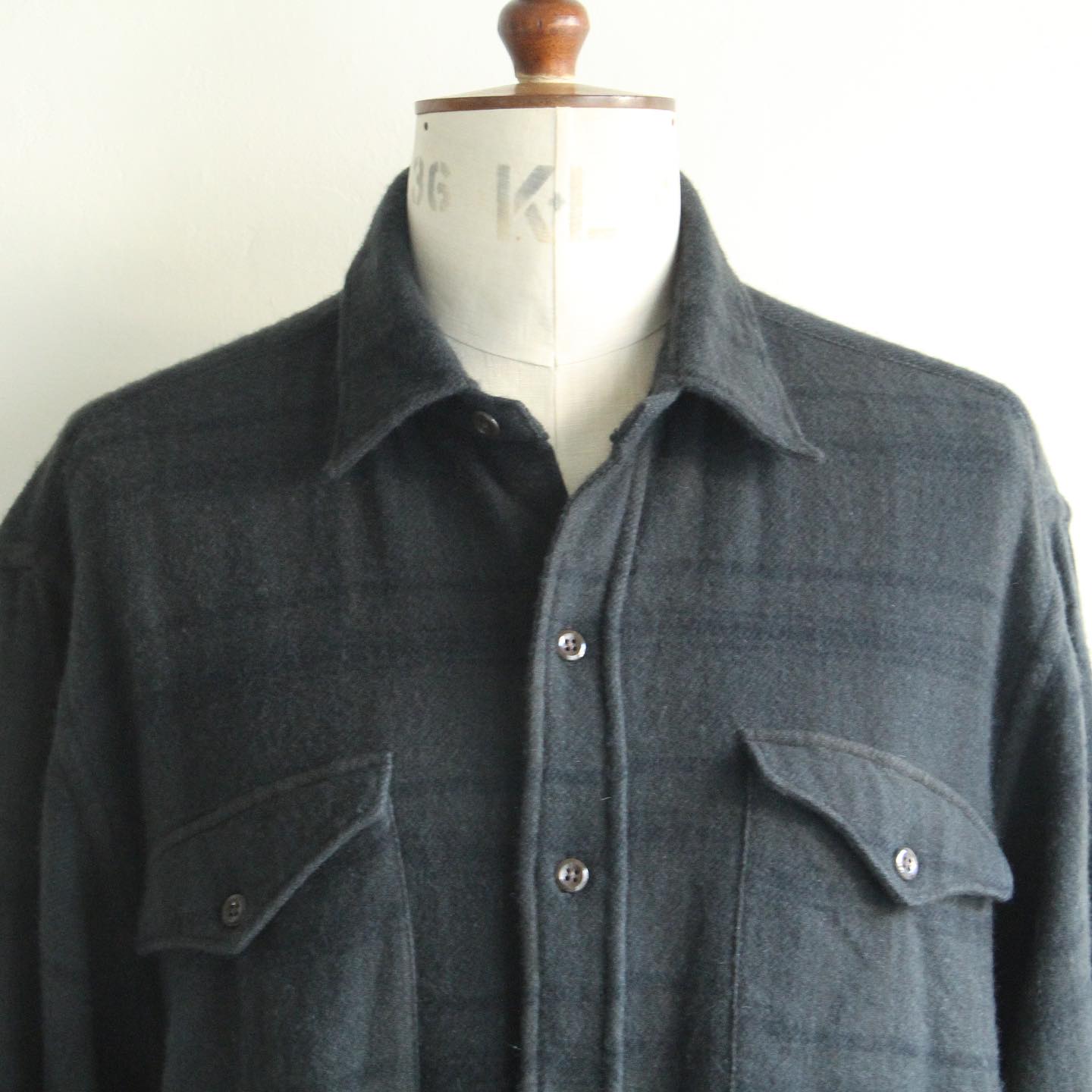 Mens MAATEE&SONS Cashmere nel shirt