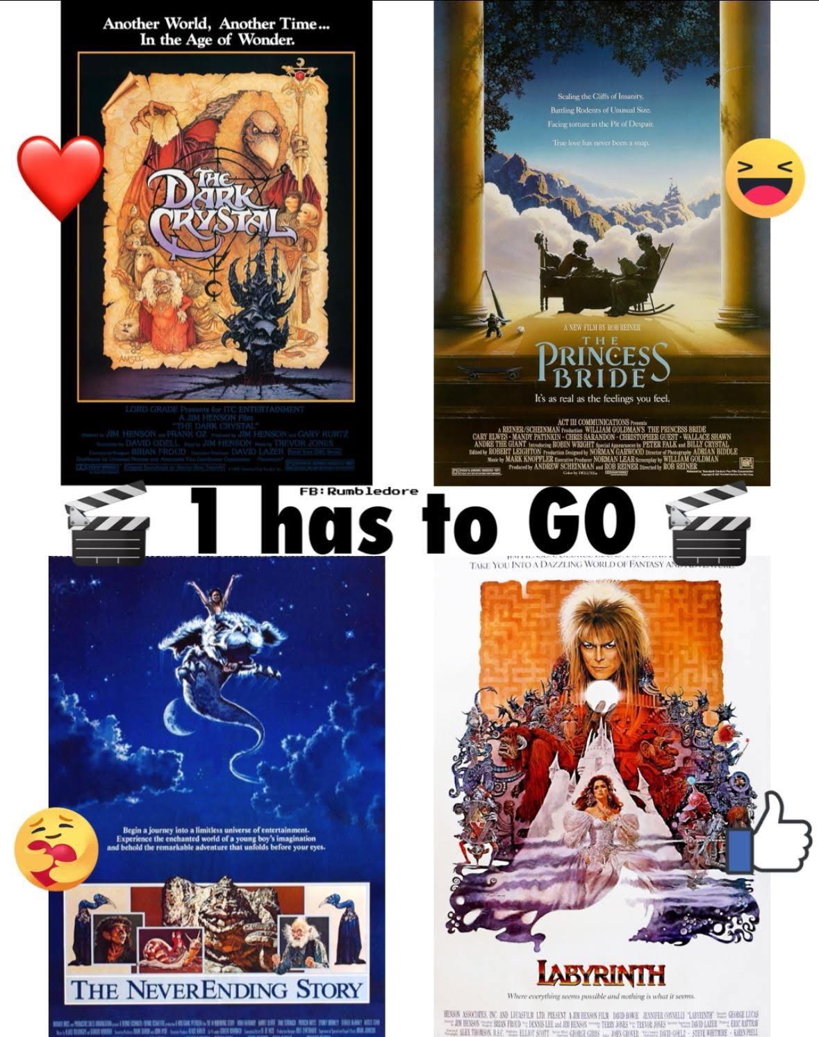Rumbledore - 4 movies… 1 has to GO 🤔 | Facebook