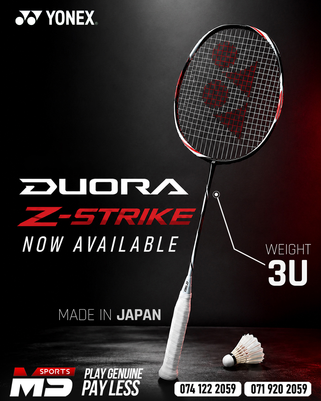 🏸🔥 YONEX DUORA Z-STRIKE – NOW AVAILABLE 🔥🏸 Experience the