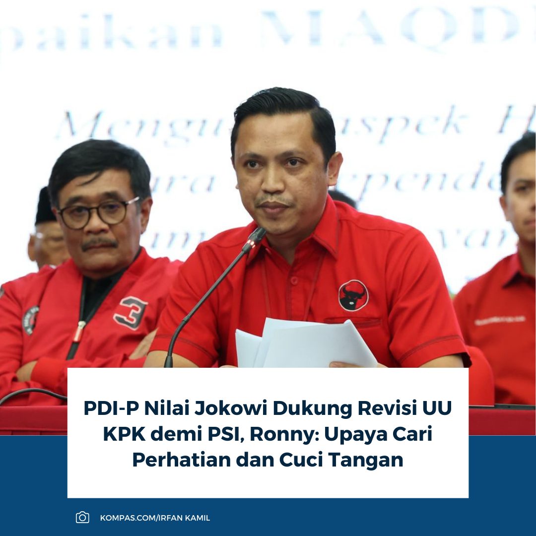 Kompas.com - PDI-P menilai pernyataan Joko Widodo soal... | Facebook