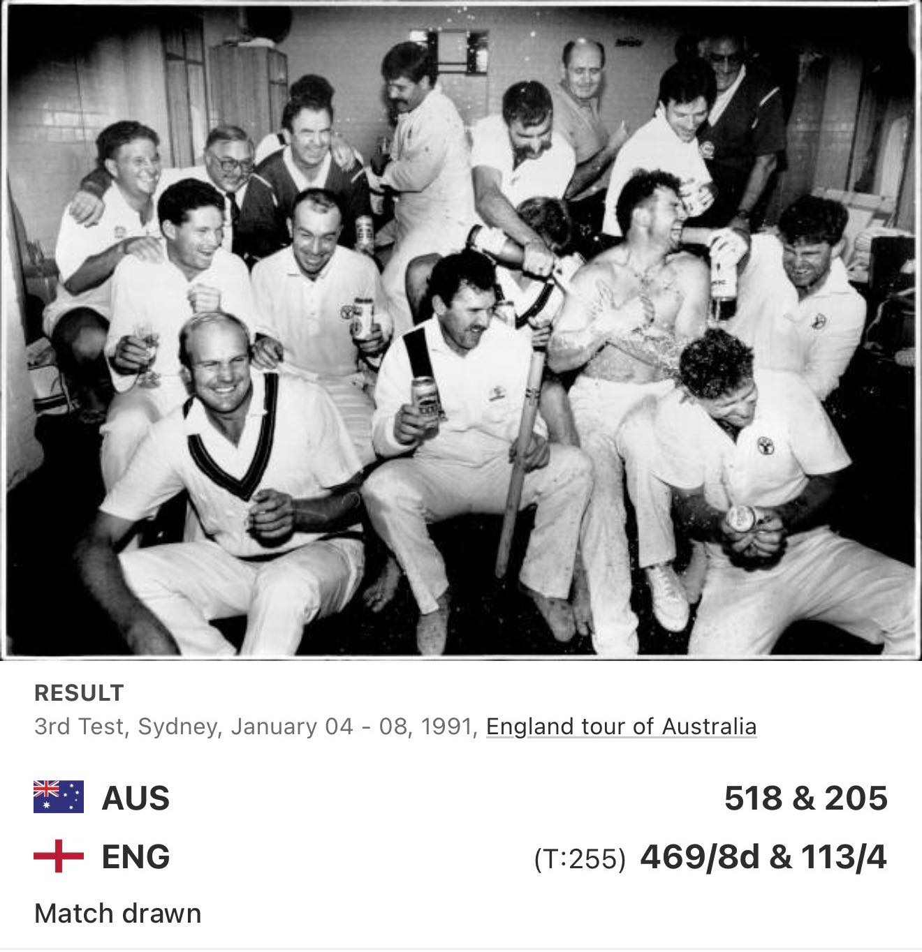Lankan - On this day in 1991, Carl Rackemann didn’t exactly won ...