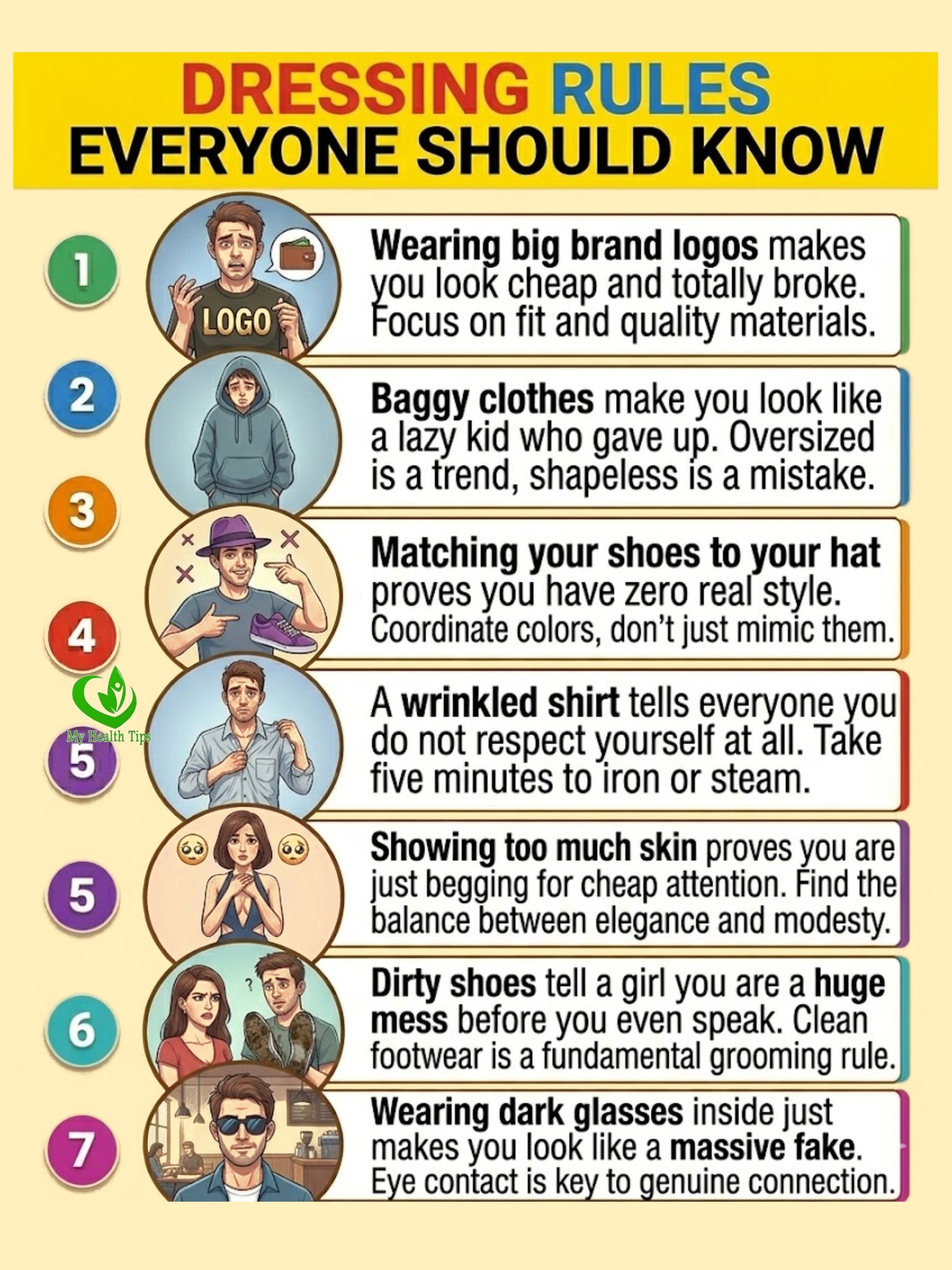 dressing rules for ladies Everyone Should know #dresses #facts #health #healthyliving # Rules LowStock:43810607333427