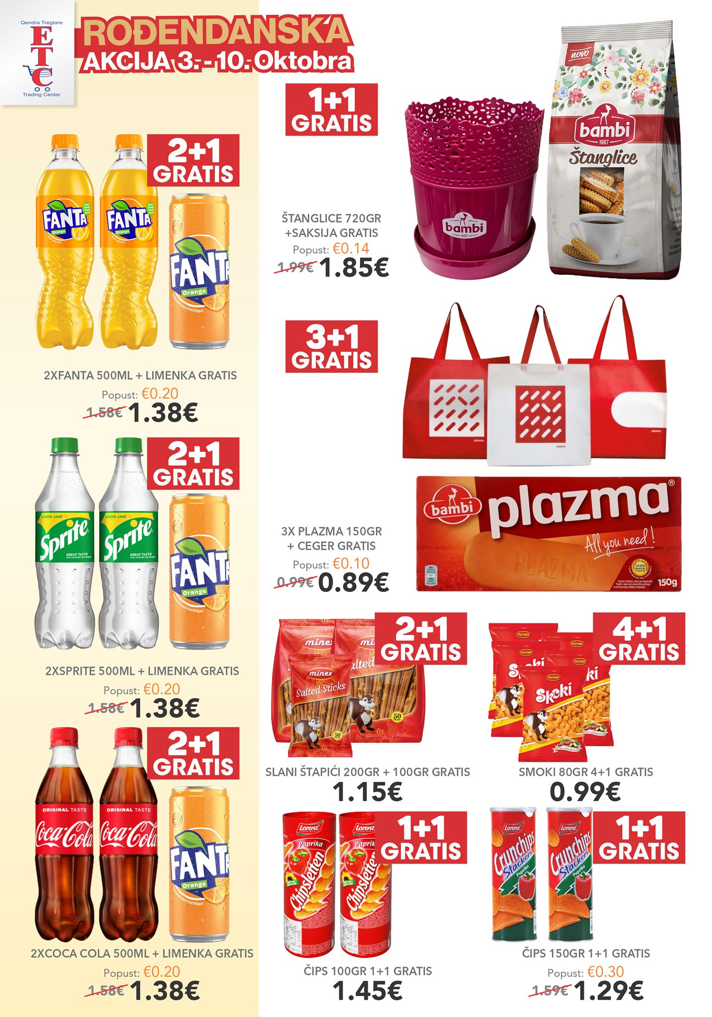 15 godina zajedno sa vama! Velika... - ETC Market Rozaje