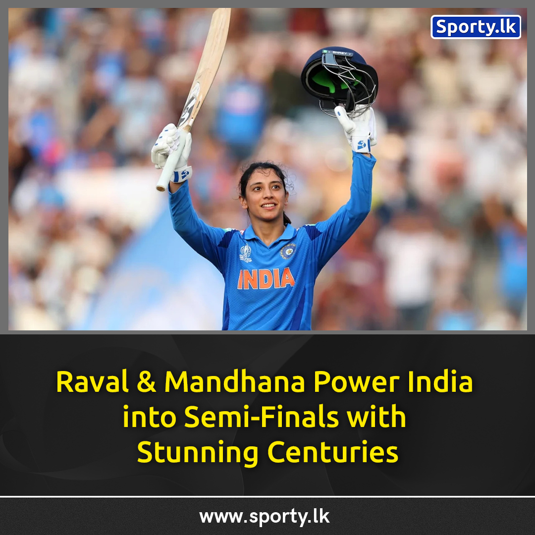 Sporty.lk - 🔥 Double delight for India as Smriti Mandhana and Pratika ...