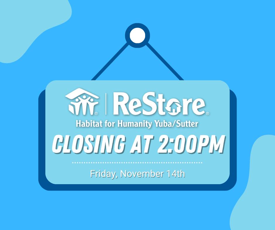 Habitat - Heads up, ReStore shoppers! Our store and offices will be ...