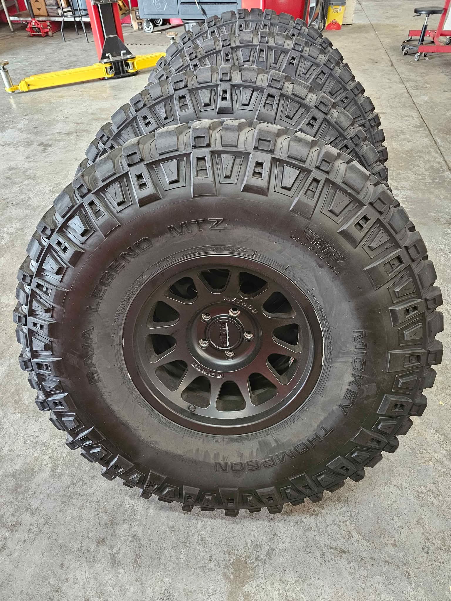 Method bead grip wheels and 40x13.50r17 mickey Thompson mtz - Car ...