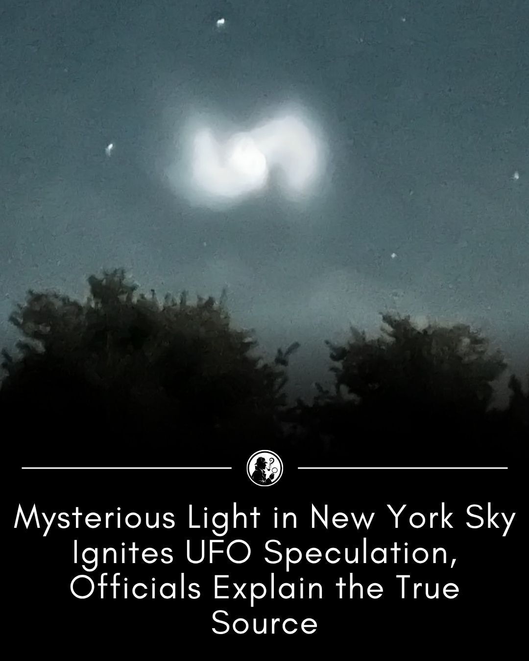 A woman caught an image of a mysterious 