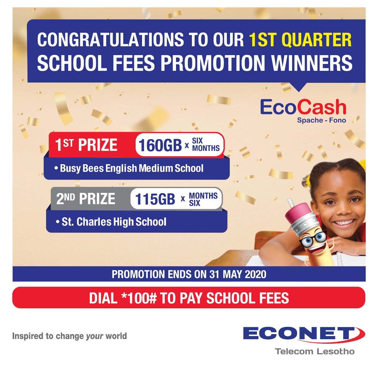 Congratulations to our... - Econet Telecom Lesotho - ETL | Facebook