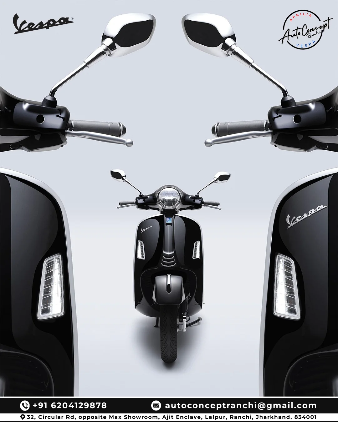 Designed to be iconic. Styled to stay timeless. Get your Vespa now